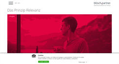Desktop Screenshot of bloesch-partner.de